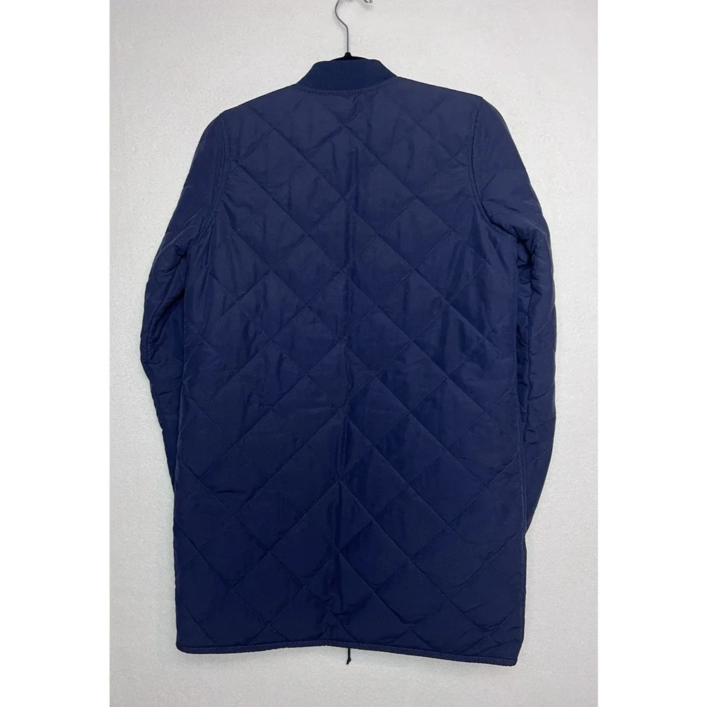 The North Face Women's Blue Quilted Sherpa Lined Cuchillo Basic Jacket Size XS